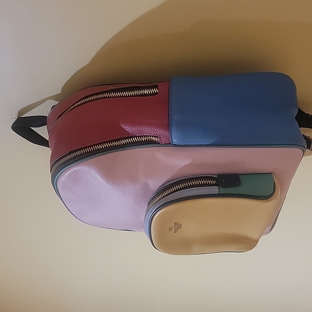 Coach Backpack In Color Block - Picture 3 of 13